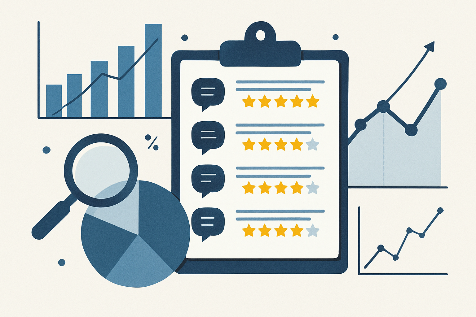 Data analysis and customer review aggregation