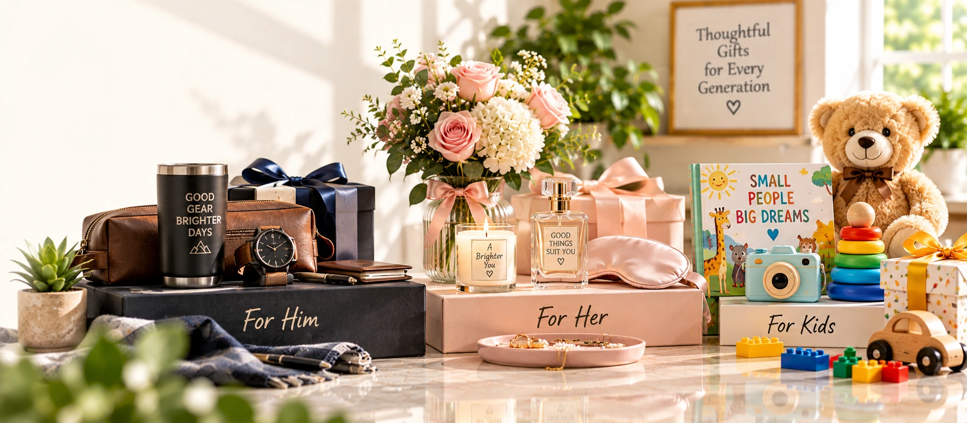 For Him / Her / Kids gift ideas