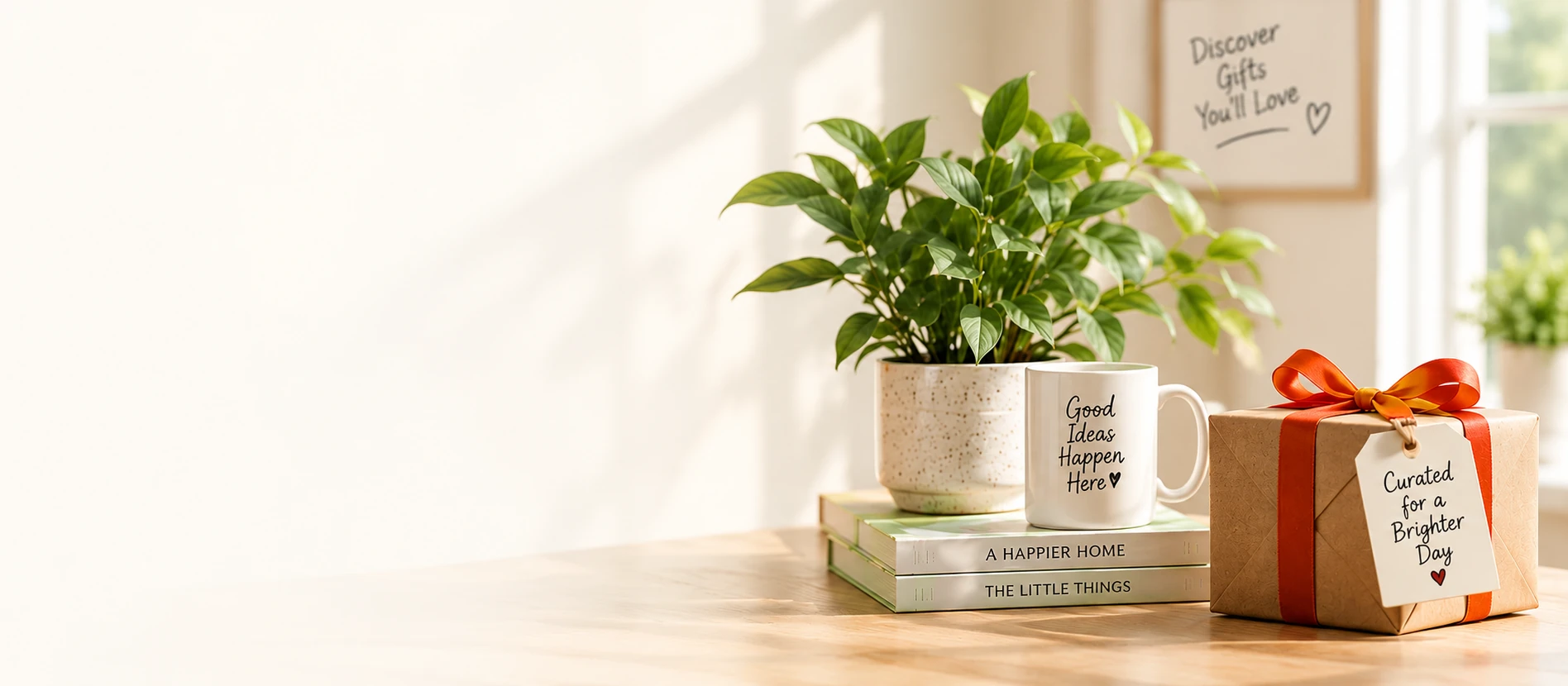 A curated selection of thoughtful gifts
