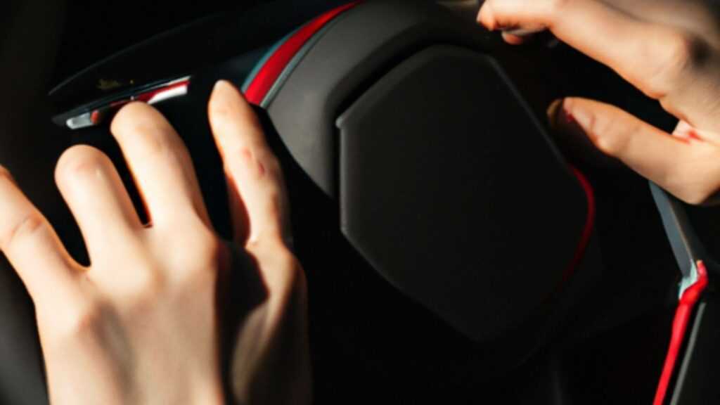 Putting on steering wheel cover by hand