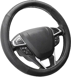 SEG Direct Microfiber Leather Steering Wheel Cover