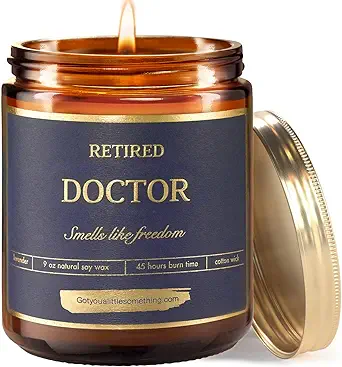Doctor Retirement Soy Candle