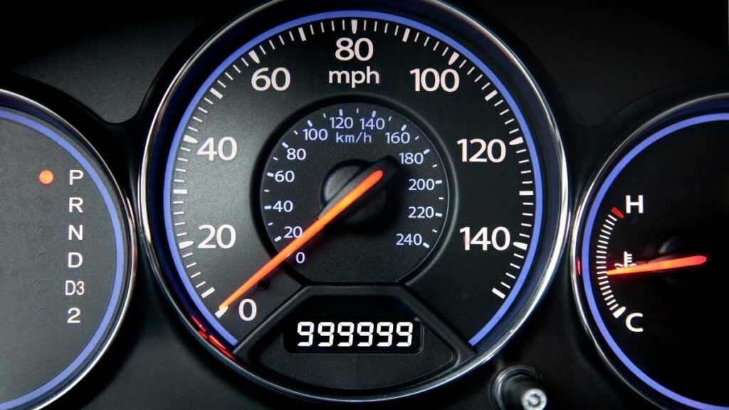 Faulty odometer reading