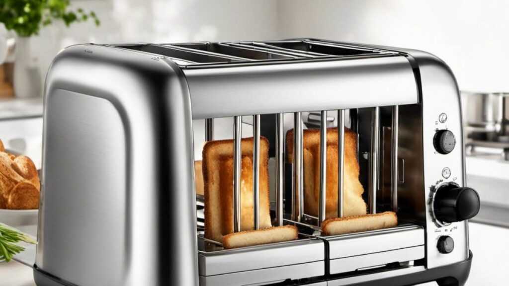 Extra large toaster features